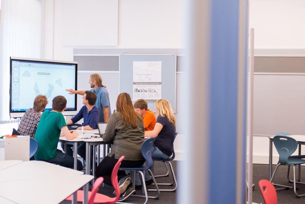 Lehr-Lern-Situation im Didaktischen Labor (Foto: Universität Passau) Lehr-Lern-Situation im Didaktischen Labor (Foto: Universität Passau)
